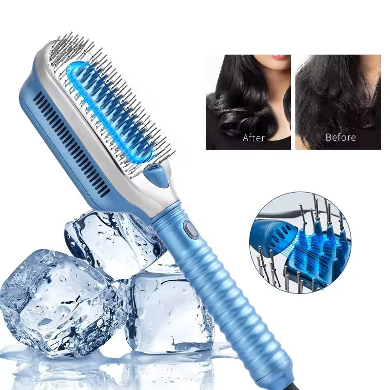 Brosse professionnelle pour cheveux secs et mouillés, peigne ionique